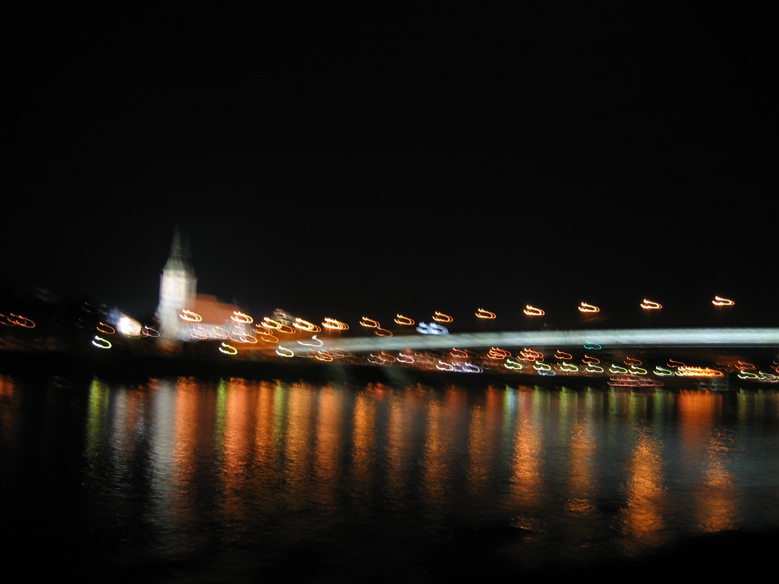 Danube, Bratislava by night